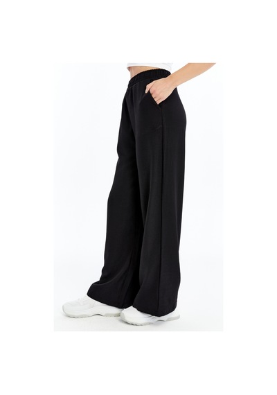 Genius Store Kadın Pantolon Keten Karışımlı Beli Lastikli Kırışmaz Kumaş Pantolon Keten-pantolon siyah Genius Store Kadın Pantolon Keten Karışımlı Beli Lastikli Kırışmaz Kumaş Pantolon Keten-pantolon siyah
