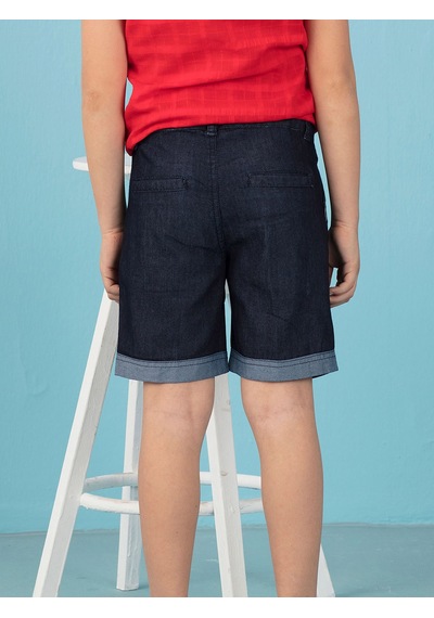 Denokids Ollie&Olla Duble Paça Erkek Çocuk Denim Şort Çok Renkli