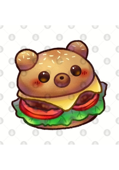 Ayı Hamburgeri - Hamburger Sevgisi Kupa Bardak Çok Renkli