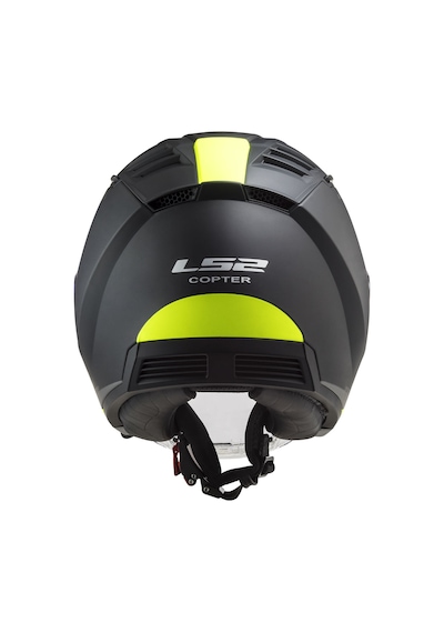 Ls2 Copter 2 Urbane Açık Kask Neon Sarı - Mat Siyah