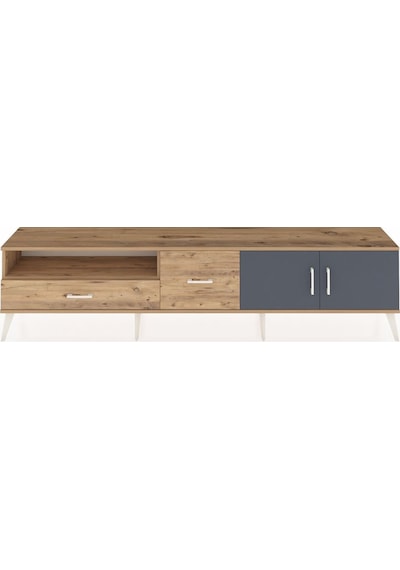 Arges Tv Ünitesi 2 Raflı 2 Çekmeceli 2 Kapaklı 220x30x51 Çam-antrasit/çam Antrasıt/atlas Çam - Atlas Çam Arges Tv Ünitesi 2 Raflı 2 Çekmeceli 2 Kapaklı 220x30x51 Çam-antrasit/çam Antrasıt/atlas Çam - Atlas Çam