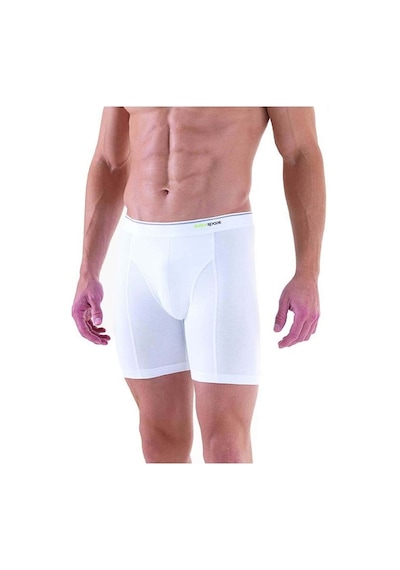 Blackspade 9216 Uzun Erkek Boxer-Beyaz