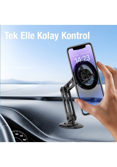 Ally Czy-f82y 360 Dönebilen Magsafe Araç İçi Telefon Tutucu