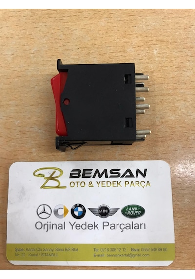 Mercedes Flaşör Düğmesi dörtlü W123 124 126 201 0008209010