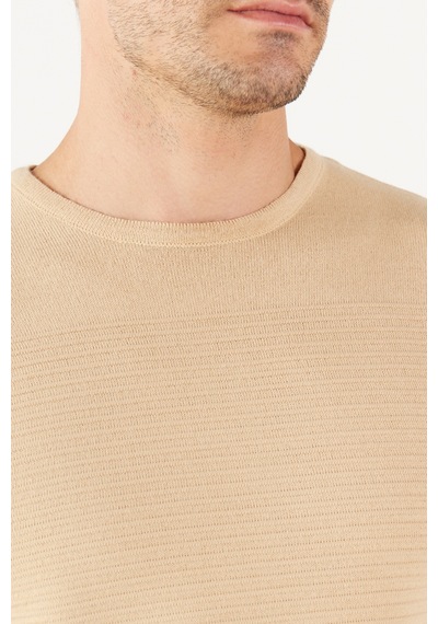 AC&Co / Altınyıldız Classics Erkek Bej Anti-Pilling Özellikli Tüylenme Yapmayan Standart Fit Bisiklet Yaka Çizgi Dokulu Triko 4A4921100065KBJ3XL Bej AC&Co / Altınyıldız Classics Erkek Bej Anti-Pilling Özellikli Tüylenme Yapmayan Standart Fit Bisiklet Yaka Çizgi Dokulu Triko 4A4921100065KBJ3XL Bej