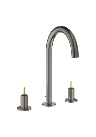 Grohe Atrio 3 Delikli Lavabo Bataryası 1/2" L-Boyut - 20593AL0 Siyah