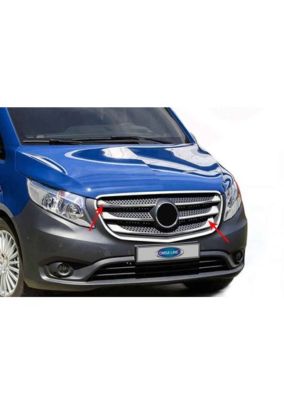 Mercedes Vito W447 Ön Panjur - Krom, Geniş Model 5 Parça 2014-2019 Arası