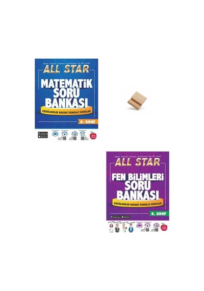 Newton Lgs 2027 8. Sınıf All Star Matematik Ve Fen Bilimleri Soru Bankası + Telefon Standı
