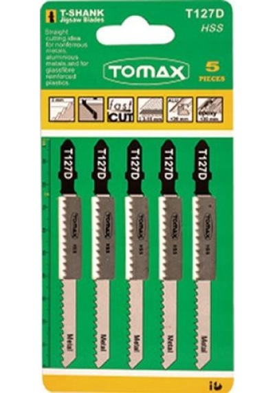 Tomax Dekupaj Ağzı Delikli T127d 5 Adet Alüminyum Kesimi İçin