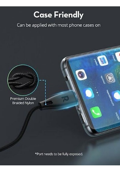 Rp-cb1037 Ravpower Apple Uyumlu iPhone  Hızlı Şarj Kablo 60w C-c 1.2m Type-c
