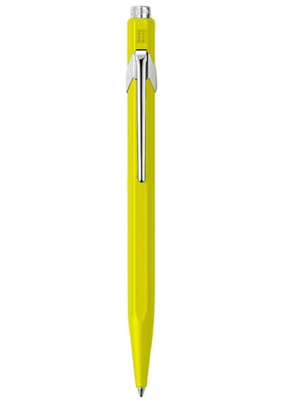 Caran Dache Metal Sarı Tükenmez Kalem 849-010