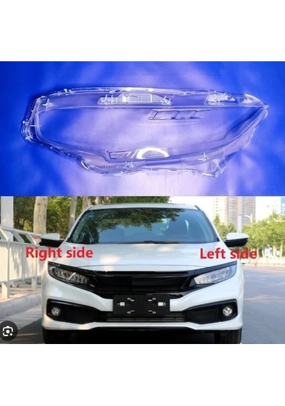 Honda Civic Fc5 2016-2021 Ledli Far İçin Far Camı Sol
