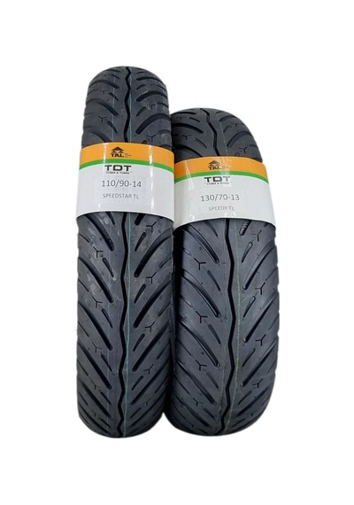 130/70-13 Ve 110/90-14 Tl Tubeless - Dubleks Speedy Lastik Takımı