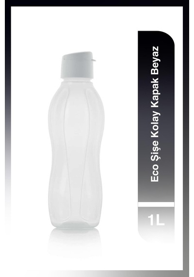 Eco Şişe Kolay Kapak Suluk Ve Matara Beyaz 1lt Beyaz