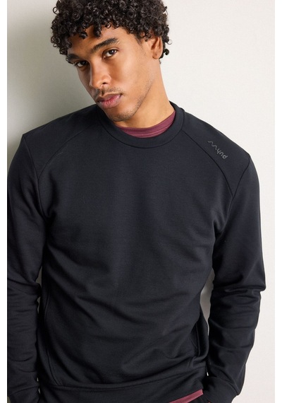 Defacto Standart Fit Bisiklet Yaka Dikiş Detaylı Baskılı Sweatshirt I0568ax26wnbk81 Siyah-bk81