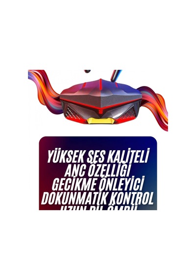 Bluetooth Kulaklık Hd Ses Işıklı Metal Kasa Mikrofonlu İos Android Uyumlu 00