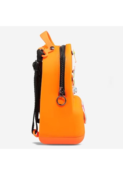 Vicco Pvc Mini Boy Çocuk Plaj Çantası Kreş Çantası Sırt Çantası Okul Çantası Unisex Çanta Turuncu