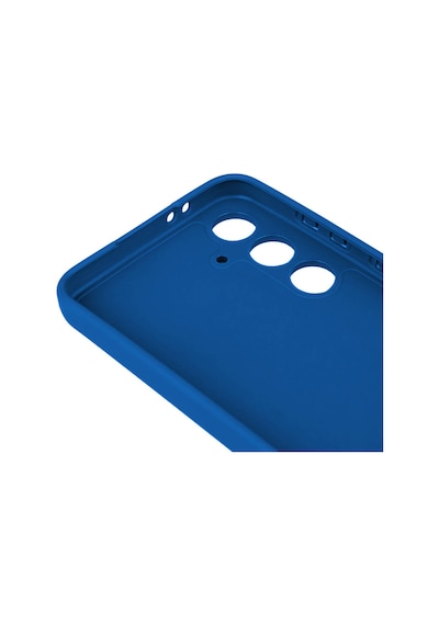 Samsung Galaxy Uyumlu S24 Fe Kılıf Biye Yumuşak Silikon Case Mavi