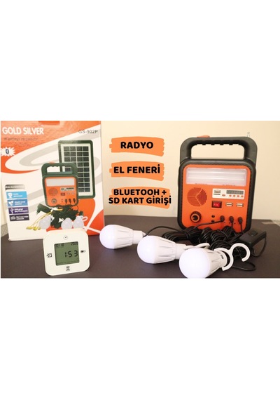 Gold Silver Gs 902p Güneş Enerjili Solar Aydınlatma