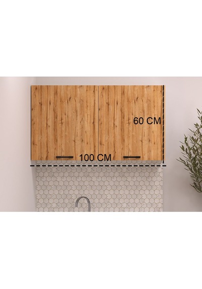 100 Cm Felıx Mutfak Üst Modül - Fly180578 Diğer