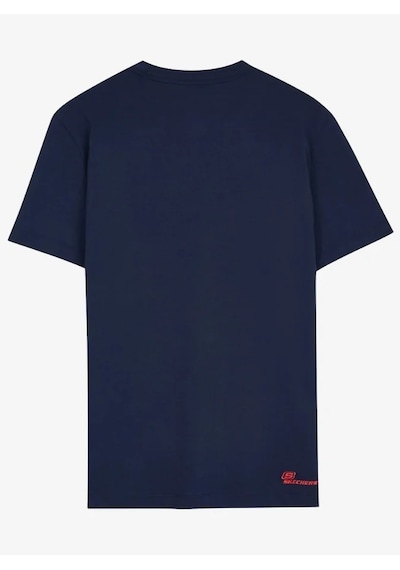 Skechers M Graphic Tee Big Logo Erkek T-shirt Lacivert