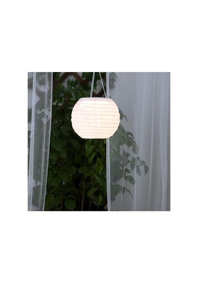 Led'li Güneş Enerjili Aydınlatma, Beyaz, 22 Cm, Pilli