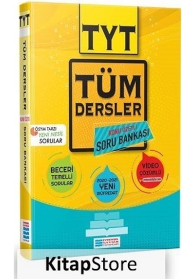 Tyt Tüm Dersler Konu Özetli Çözümlü Soru Bankası 1. Oturum / K .