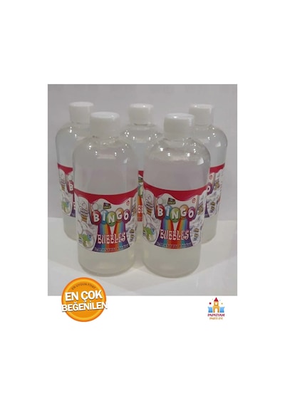 Köpük Çıkarma Suyu Baloncuk Sıvısı Köpük Tabancası Baloncuk Likiti 500 Ml 3 Adet