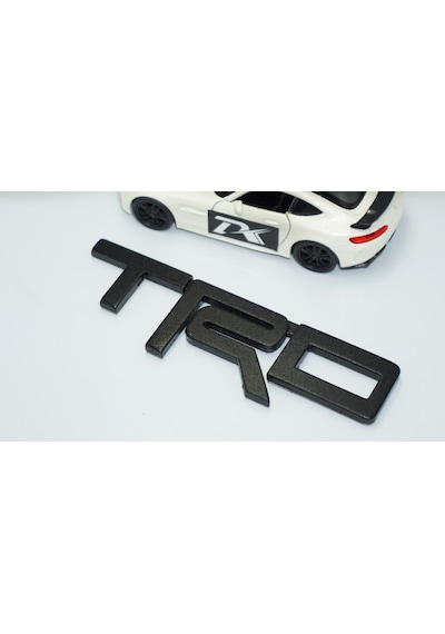 Dk Tuning Trd Bagaj Siyah Abs 3m 3d Logo Amblem Toyota İle Uyumlu