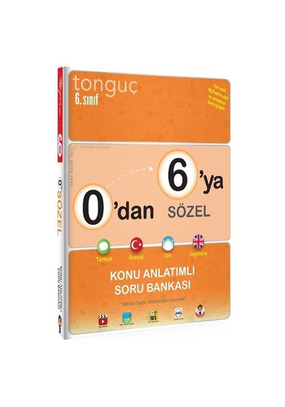 Tonguç 0’Dan 6’Ya Sözel Konu Anlatımlı Soru Bankası