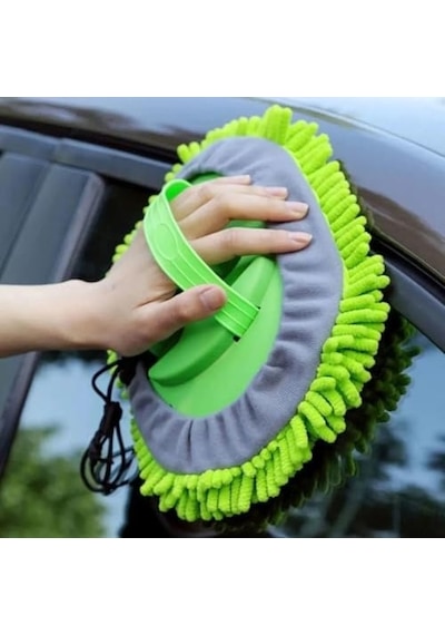 Ayrex Alüminyum Gövdeli Teleskopik Araç Yıkama Mopu Uzayabilir Saplı Mikrofiber Mop, Yedek Bezli, Çıkarılabilir Diğer