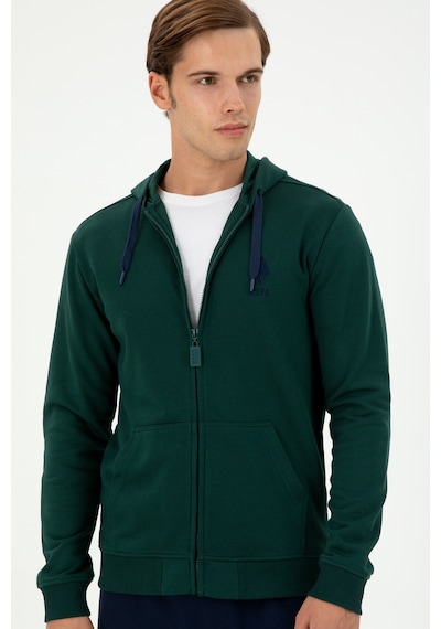 U.s. Polo Assn. Erkek Koyu Yeşil Sweatshirt 50289028-vr079 Koyu Yeşil