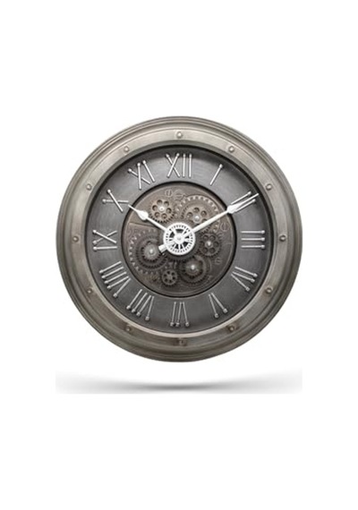 Premium Serisi Antik Eskitme Kadranlı Döner Çarklı Ev Ve Ofis Duvar Saati Kabartma Roma Rakamlı 40 Cm Gri 0240-keçe-şekilli-48cm Premium Serisi Antik Eskitme Kadranlı Döner Çarklı Ev Ve Ofis Duvar Saati Kabartma Roma Rakamlı 40 Cm Gri 0240-keçe-şekilli-48cm