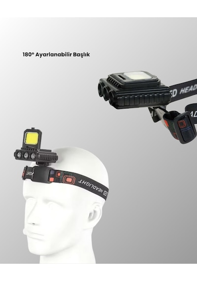 Hnrlıshp Hs209 Kafa Lambası Çok Renkli