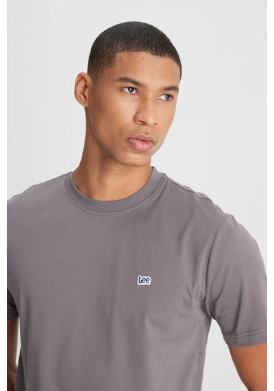 Lee Erkek T-shirt Antrasit L60ufq003 24ymc8000248 Mc80002 Antrasit