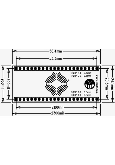 0.8mm Tqfp Pcb