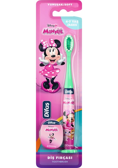 Difaş Minnie Mouse Diş Fırçası 4-7 Yaş 4 Adet