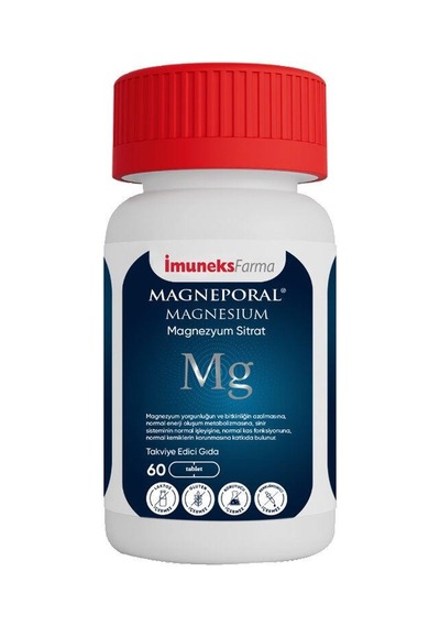 İmuneks Farma Magneporal Takviye Edici Gıda 60 Tablet