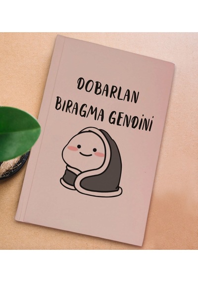 Bk Gift Sert Kapaklı Pudra Pembesi Lastikli Defter , Arkadaşa Hediye, Yeni İş Hediyesi, Doğum Günü Hediyesi-9 Pembe