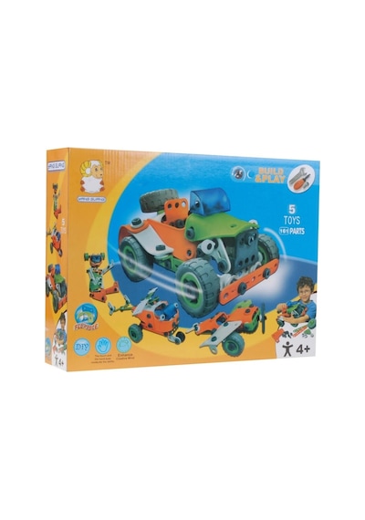 Build Play 161 Parça 5 Model Yapılabilen Esnek Oyuncak