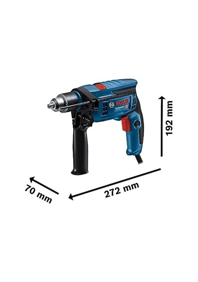 Professional Gsb 13 Re Darbeli Matkap 600 W, Mandren Çapı: 1,5-13 Mm, Betonda Delme Çapı: 15 Mm