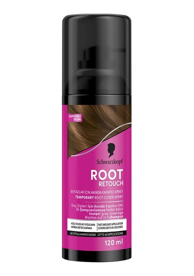 120 Ml Kahverengi Sprey Boya, Kök Retouching İçin Etkili
