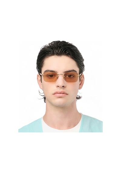Gast Domsa Mat Altın Unisex Güneş Gözlüğü