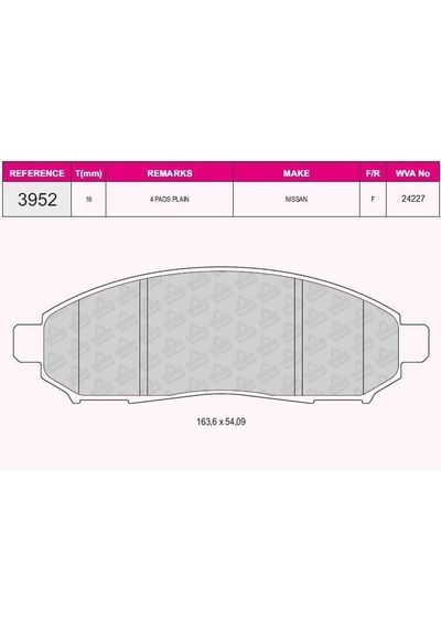Qcb Fren Balata Arka Land Rover Rangerover Iıı 3.0 Td 6 2002-2012 / Land Rover Dıscovery Taa 2.7 Td 2004-2010