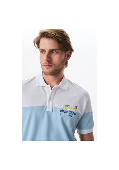 AR-MA Arma Erkek Regular Fit % 100 Pamuk Pike Polo Yaka Tişört Y29374355302 Beyaz