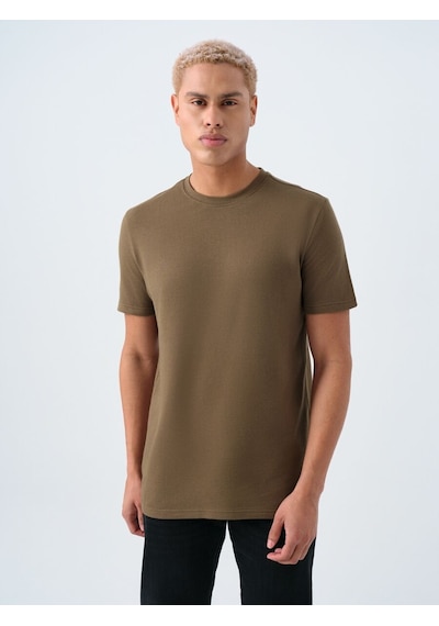 LOFT Regular Fit Erkek Tshirt K.kol Lf2038729 Q1.v1 Haki