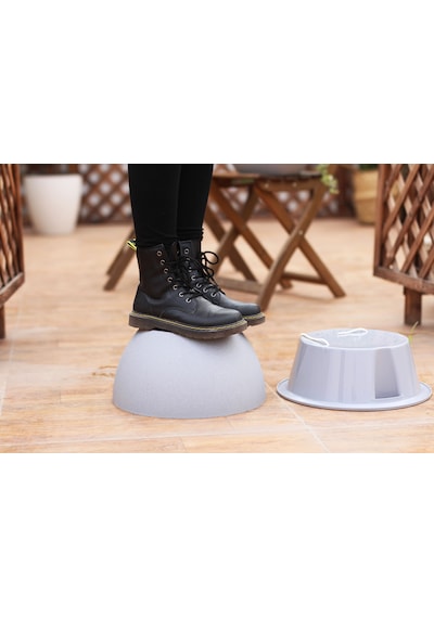 Kendinden Sulamalı Yuvarlak Bahçe Tipi Akıllı Saksı 34.5 X 18.5 X 34.5cm