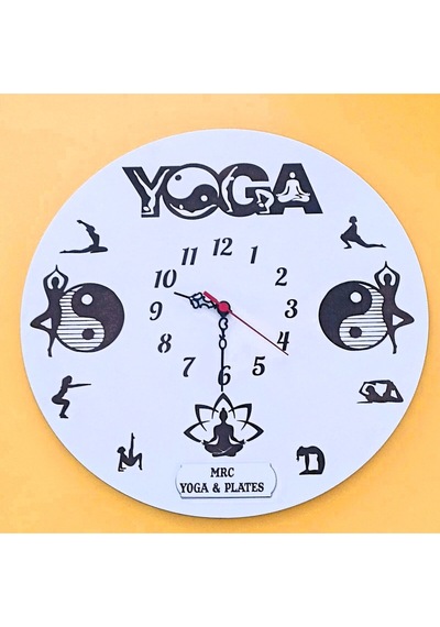 İş Yeri İçin Kişiye Özel İsim Yazılı Yoga & Plates Siyah