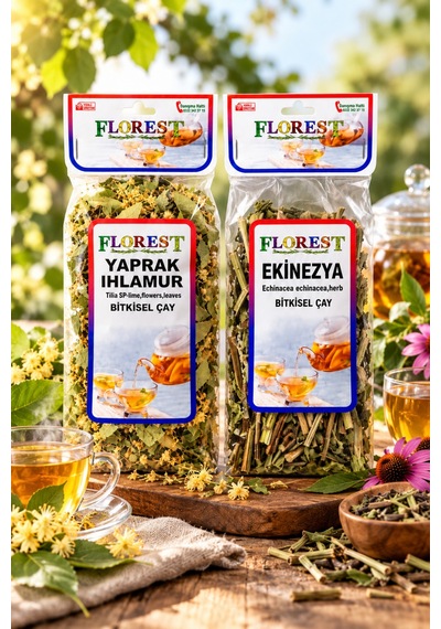 Yaprak Ihlamur 25 G + Ekinezya 40 G İkili Bitki Çayı Seti - 943208960
