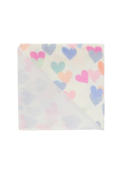 Civil Baby Kalp Empirme 75x75 Cm Battaniye - Ekru